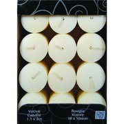 Candle-Lite 1276570 Scented Votive Candle, Creamy Vanilla Swirl Fragrance, Ivory Candle, 10 to 12 hr Burning 4520570